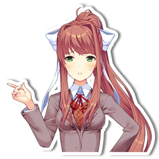 DDLC Monika sticker 12