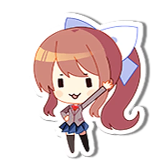 DDLC Monika sticker 21