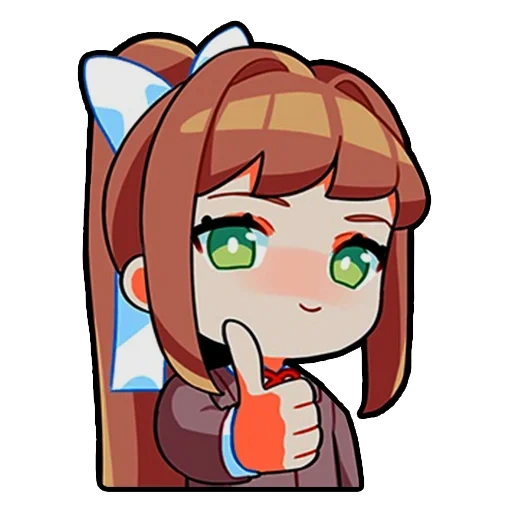 DDLC Monika sticker 22
