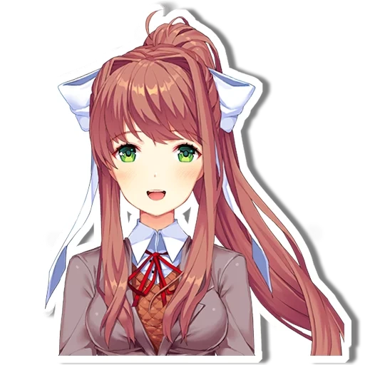DDLC Monika sticker 4