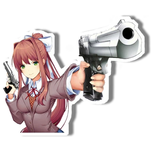 DDLC Monika sticker 9