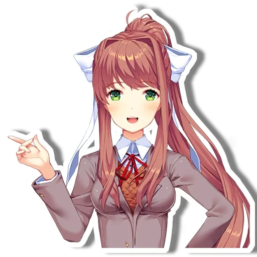 DDLC Monika sticker 10