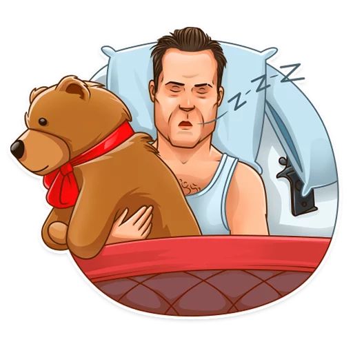 Die Hard стикеры для Телеграмма на Telegram-store.com