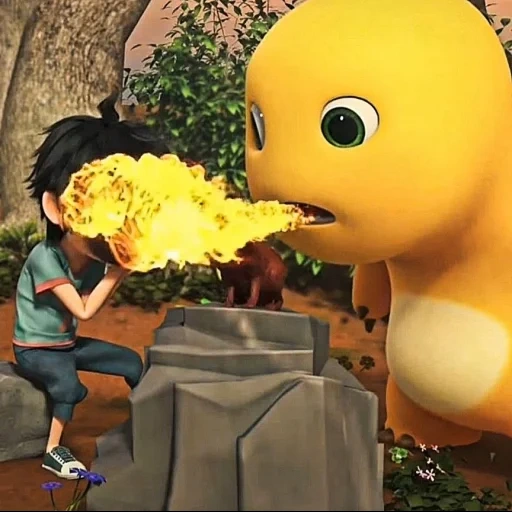 dino kuning sticker 101