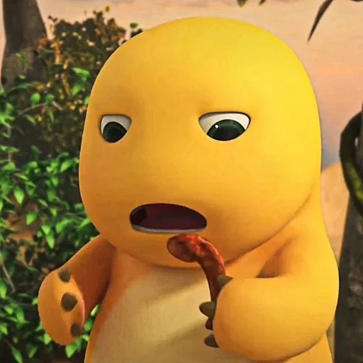 dino kuning sticker 104