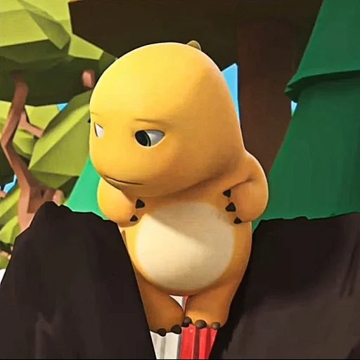 dino kuning sticker 107