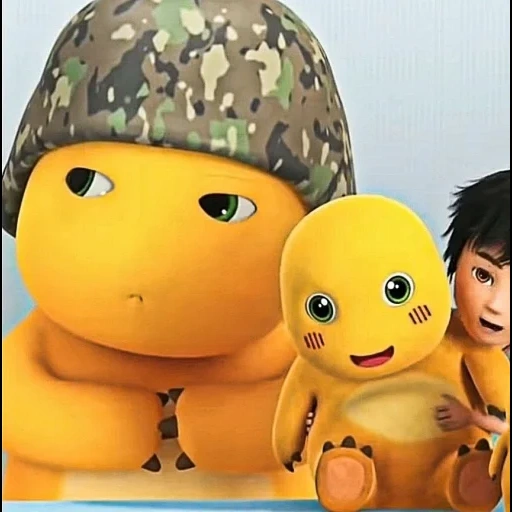 dino kuning sticker 108