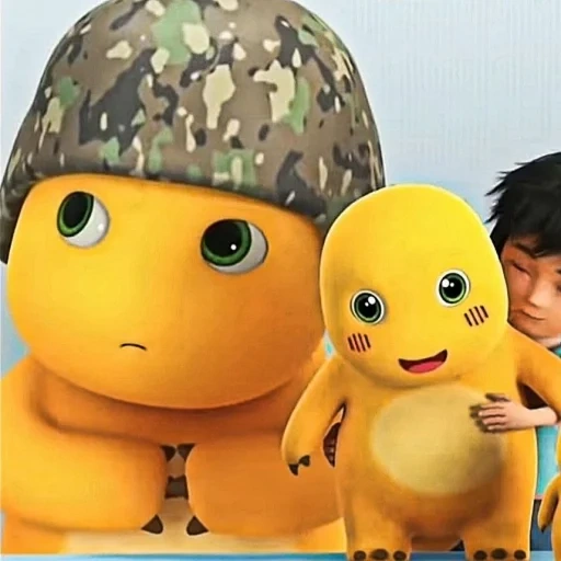 dino kuning sticker 109