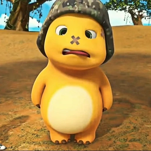 dino kuning sticker 24