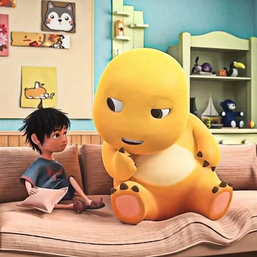 dino kuning sticker 36