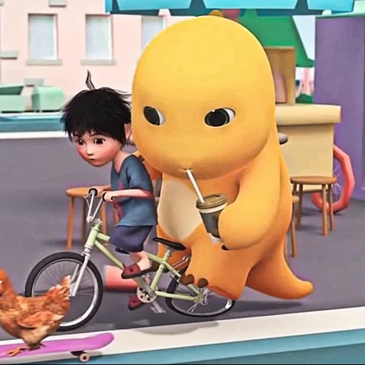 dino kuning sticker 41