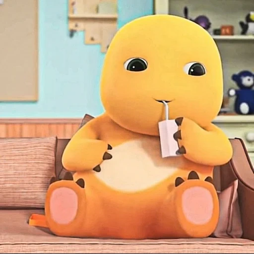 dino kuning sticker 42