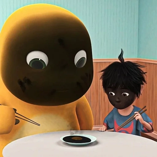 dino kuning sticker 44