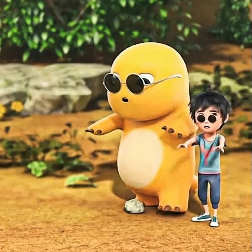 dino kuning sticker 54