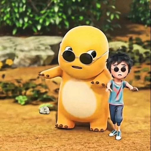 dino kuning sticker 55