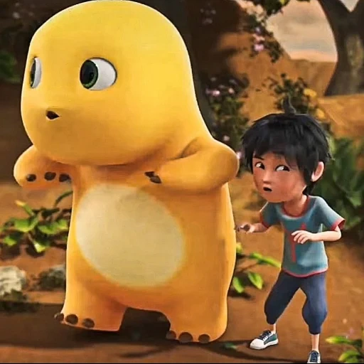 dino kuning sticker 64