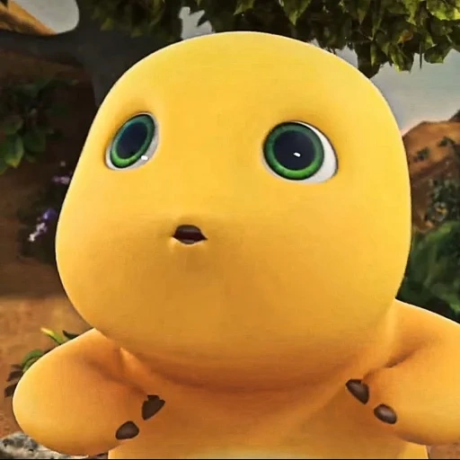 dino kuning sticker 68