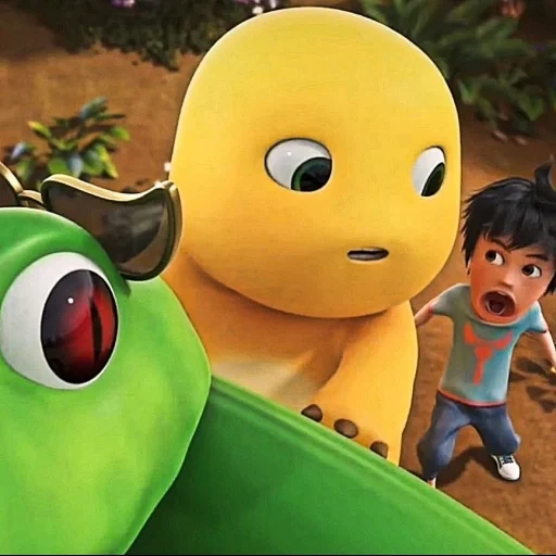 dino kuning sticker 70