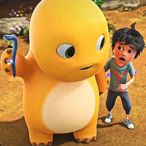 dino kuning sticker 73