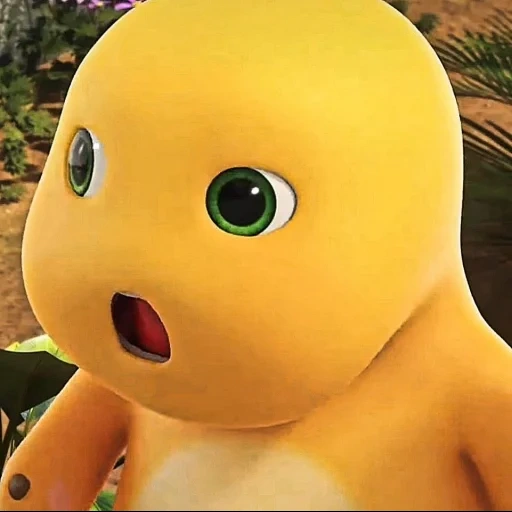 dino kuning sticker 78