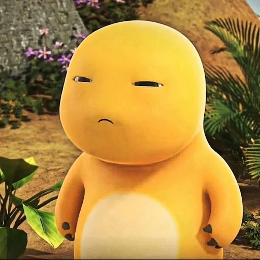 dino kuning sticker 84