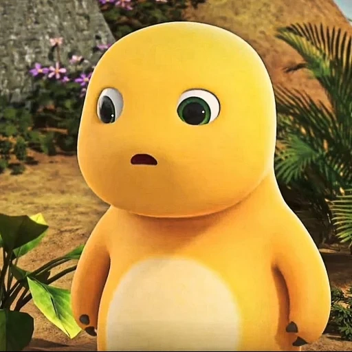 dino kuning sticker 85