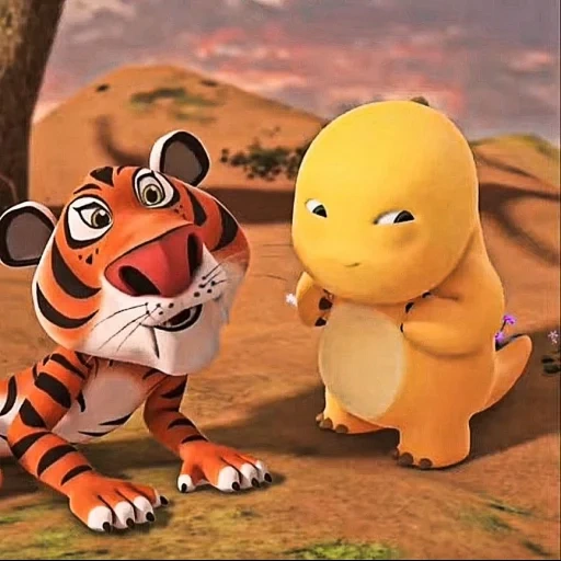 dino kuning sticker 10