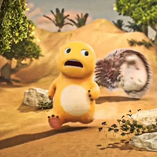 dino kuning sticker 94