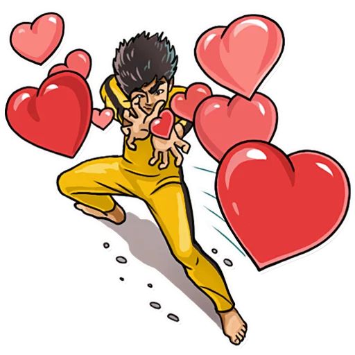 Bruce Lee sticker 2