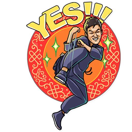 Bruce Lee sticker 12