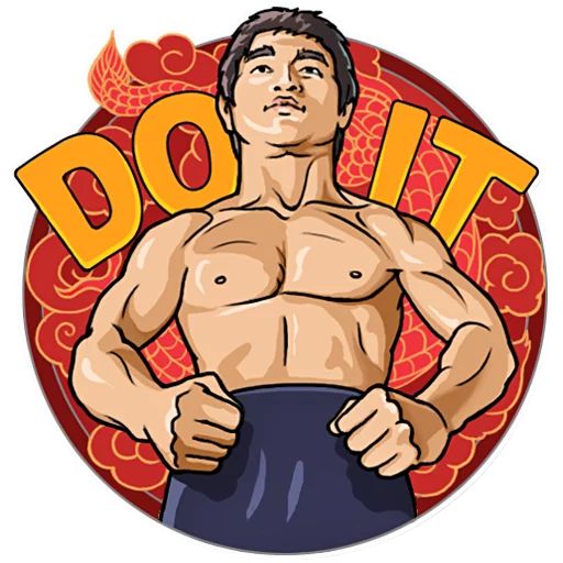 Bruce Lee sticker 15
