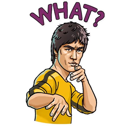 Bruce Lee sticker 16