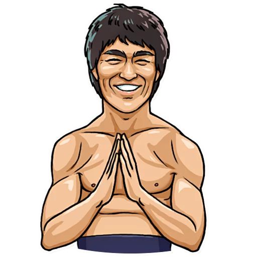 Bruce Lee sticker 19