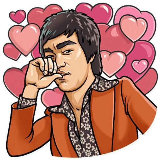 Bruce Lee sticker 21