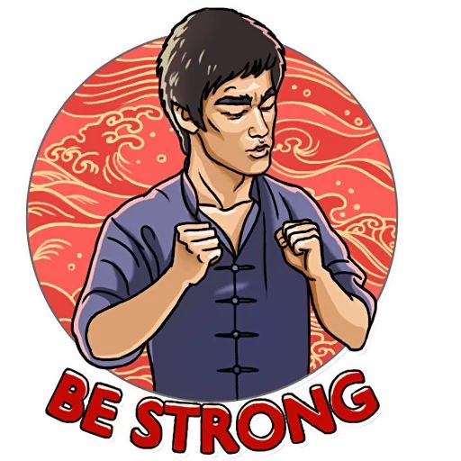 Bruce Lee sticker 25