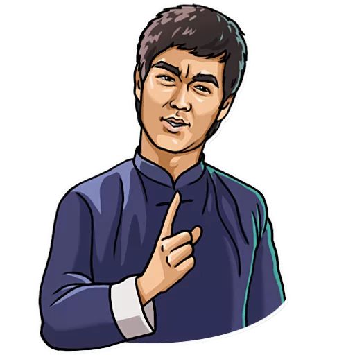 Bruce Lee sticker 26