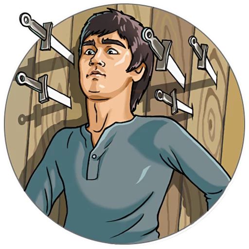 Bruce Lee sticker 4