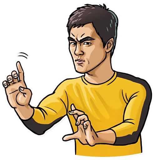 Bruce Lee sticker 35