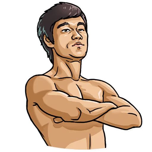 Bruce Lee sticker 36