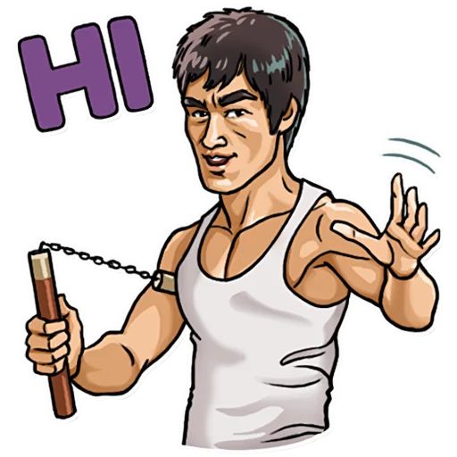 Bruce Lee sticker 5