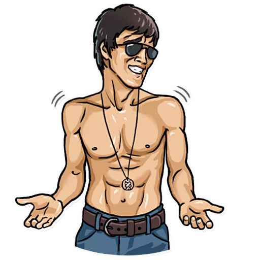 Bruce Lee sticker 8