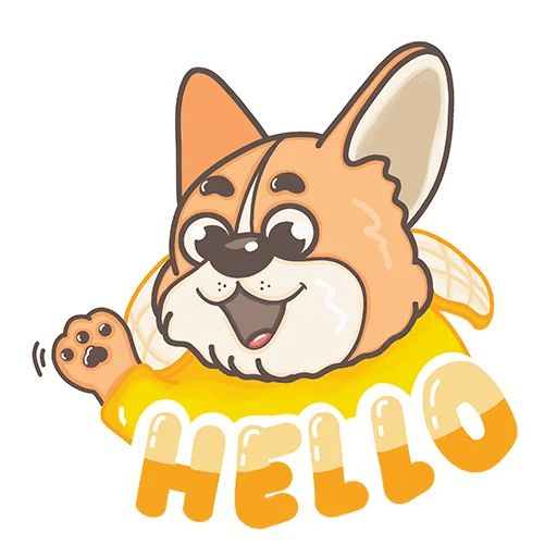 Корги Банан Telegram sticker pack