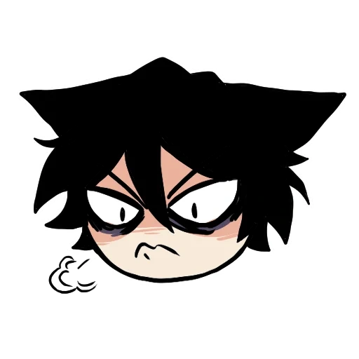 Edgy catboy sticker 2