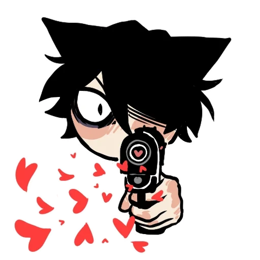 Edgy catboy sticker 11