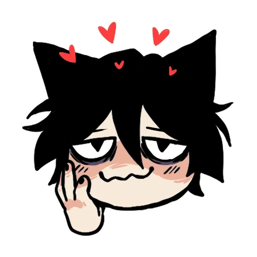 Edgy catboy sticker 12