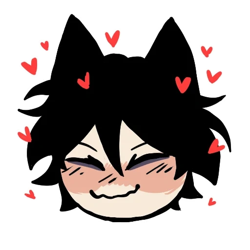 Edgy catboy sticker 15