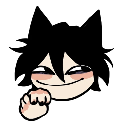 Edgy catboy sticker 16