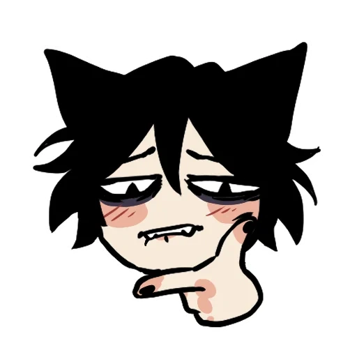 Edgy catboy sticker 27