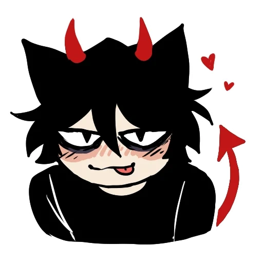 Edgy catboy sticker 29