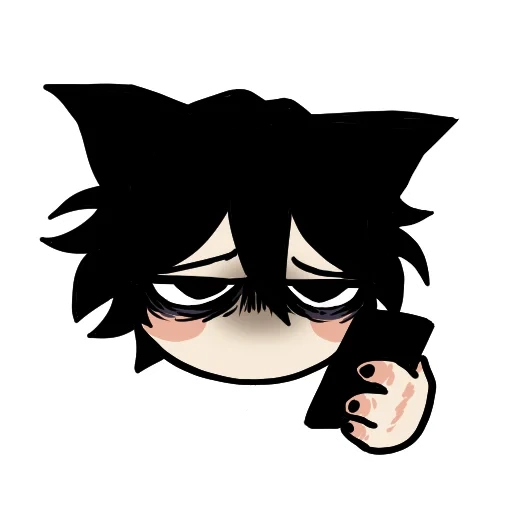 Edgy catboy sticker 36